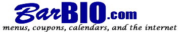 BarBIO.com menus, coupons, calendars and the Internet